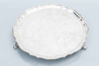 Lot 322 - SILVER SALVER maker Cooper Brothers & Sons Ltd,...