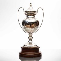 Lot 326 - EDWARDIAN SILVER TROPHY CUP maker Charles...