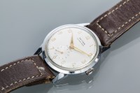 Lot 849 - GENTLEMAN'S 1950s STAINLESS STEEL WRISTWATCH...
