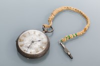 Lot 866 - GENTLEMAN'S STERLING SILVER OPEN FACE FUSEE...