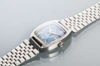 Lot 905 - LADY'S 1970s STAINLESS STEEL ZENITH RESPIRATOR...