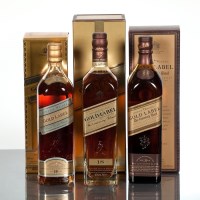 Lot 1080 - JOHNNIE WALKER GOLD LABEL 18 YEAR OLD...