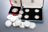 Lot 1768 - COLLECTION OF SILVER PROOF COINS including...