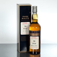 Lot 1254 - BRORA 24 YEAR OLD RARE MALTS Natural cask...