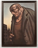 Lot 2152 - * PETER HOWSON OBE, A NOBLE DOSSER oil on...