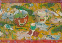 Lot 2194 - * NEIL CLARK (SCOTTISH 1928 - 2014), THE GREEN...