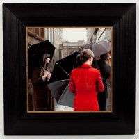 Lot 2197 - GERARD BURNS, AFTER THE RAIN oil on canvas,...