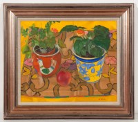 Lot 2295 - * NEIL CLARK (SCOTTISH 1928 - 2014), POTTED...