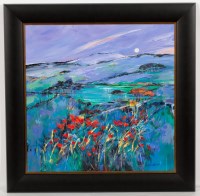 Lot 2302 - SHELAGH CAMPBELL, SUMMER, KNAPPS LOCH acrylic...