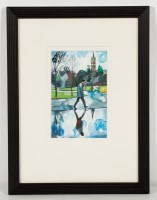 Lot 2303 - BRYAN EVANS, REFLECTIONS IN THE RAIN...
