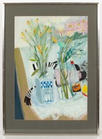Lot 2333 - * MARY GALLAGHER, STILL LIFE WITH SODA BOTTLE...