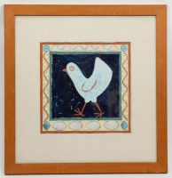 Lot 2352 - * STEFANIE DAMM, SPRING CHICKEN gouache on...