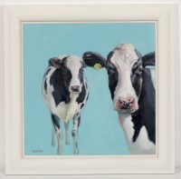 Lot 2360 - LYNNE JOHNSTONE, DOUBLE TROUBLE oil on canvas...