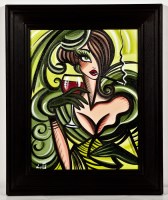 Lot 2454 - LAETITIA GUILBAUD, THE MISTRESS acrylic on...