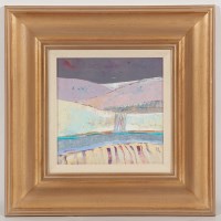 Lot 2458 - * KIRSTY WITHER, TRANSIENT SNOWFALL oil on...