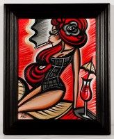 Lot 2465 - LAETITIA GUILBAUD, GINGER BIRD acrylic on...