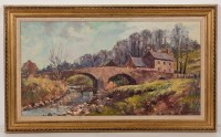 Lot 2466 - * J.D. HENDERSON, AN AFTERNOON'S FISHING oil...
