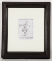 Lot 2483 - * GRAHAM MCKEAN, ELEGANT LADY IN RED DRESS and...