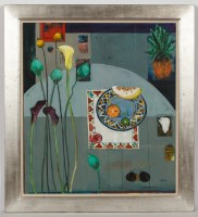 Lot 2160 - * LIZ KNOX DA (Edin) PAI PPAI, STILL LIFE WITH...