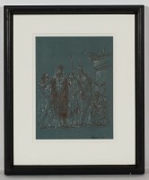 Lot 2165 - * PETER HOWSON OBE, CHRIST BEFORE PILATE mixed...