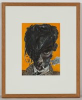 Lot 2186 - * JOHN BYRNE RSA, ROCK STAR mixed media on...