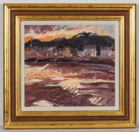 Lot 2213 - * JAMES S. DAVIS DA PAI RSW, MILLPORT AT DUSK...