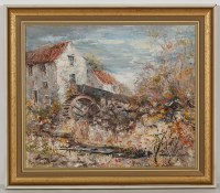 Lot 2235 - * MAY HUTCHISON, FIFE MILL oil on canvas board,...