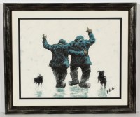 Lot 2238 - * ALEXANDER MILLAR, PARTY TIME oilette print...