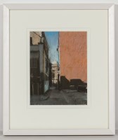 Lot 2280 - * BRIAN MCFIE, DUNDAS LANE SUNSHINE pastel on...