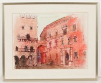 Lot 2333 - * ANN ORAM RSW, PIAZZA DANTE, VERONA mixed...