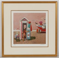 Lot 2373 - * LEON MORROCCO RSA RGI, BEACH HUT AND BOAT...