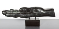 Lot 2378 - * ARCHIE FORREST RGI, THE HAND metal sculpture,...