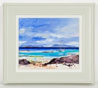 Lot 2435A - ALISTAIR BENNIE, ARDNAMURCHAN acrylic on board,...