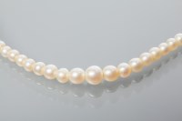 Lot 2109 - EARLY TWENTIETH CENTURY GRADUATED PEARL...