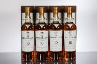 Lot 1160 - THE MACALLAN 10 YEAR OLD (4) Single Highland...