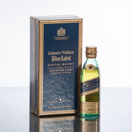 Lot 1204 - JOHNNIE WALKER BLUE LABEL MINIATURE Blended...