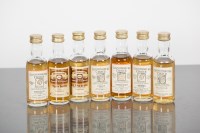 Lot 1211 - 7 CONNOISSEURS CHOICE MINIATURES All 5cl,...