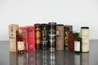 Lot 1215 - MINATURE SELECTION (12) Glenfarclas 10 y/o...