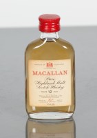 Lot 1219 - MACALLAN 12 YEAR OLD MINIATURE Pure Highland...