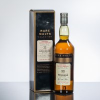 Lot 1307 - ROSEBANK 22 YEAR OLD RARE MALTS Natural cask...