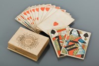 Lot 720 - FULL DECK OF GEORGE III HALL PLAYING CARDS...
