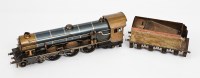Lot 721 - LIVE STEAM 2.5 INCH 4-6-2 LOCOMOTIVE AND...