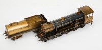 Lot 722 - LIVE STEAM 2.5 INCH 4-8-0 LOCOMOTIVE AND...