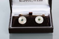 Lot 2153 - PAIR OF MAPPIN & WEBB SILVER AND MOTHER OF...