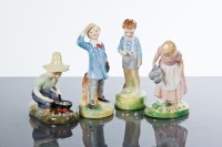 Lot 515 - FOUR ROYAL DOULTON FIGURES of 'She Loves Me...