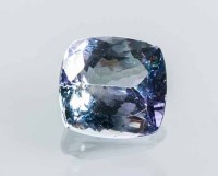 Lot 2164 - UNMOUNTED CUSHION CUT TANZANITE approximately...
