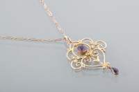 Lot 1654 - EARLY TWENTIETH CENTURY AMETHYST AND SEED...