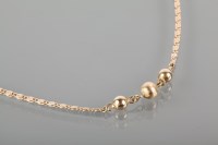 Lot 1745A - FINE LONG LENGTH CHAIN NECKLACE with twisted...