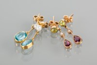 Lot 1776A - TWO PAIRS OF EARLY TWENTIETH CENTURY GEM SET...