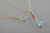 Lot 1777A - TWO EARLY TWENTIETH CENTURY AQUAMARINE...